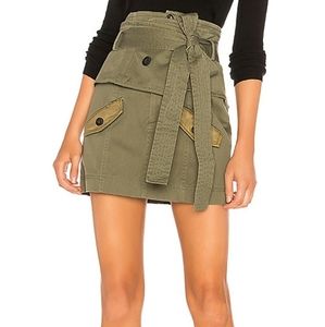 Marissa Webb Aster cotron canvas military skirt